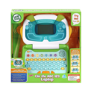 LeapFrog Click the ABC, 123 Laptop - Green - Letters & Numbers Toy
