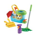LeapFrog Clean Sweep Mop & Bucket Set - Interactive Role Play Cleaning Toy, Encourages Pretend Play & Motor Skills