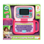 LeapFrog 2-in-1 LeapTop Touch - Pink - Convertible Learning Toy