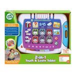LeapFrog 2-in-1 Touch & Learn Tablet - Bilingual English & Arabic