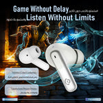 Powerology Gaming Earbuds - 6 Mic Hybrid ANC + ENC True Wireless Buds TDRA Approved