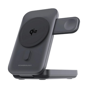 Powerology 10000mAh Qi2 - 15W iPh16 Magsafe Power Bank - Watch Charge
