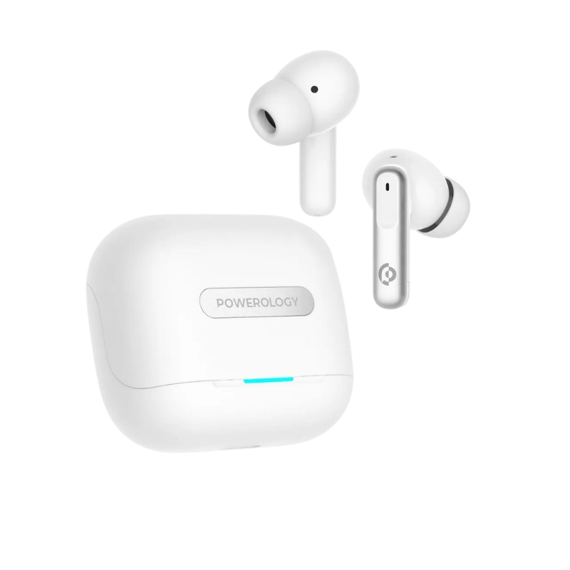 Powerology 6 Mic Hybrid ANC + ENC True Wireless Buds
