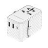 Powerology GaN 20W PD Universal Adapter Retractable Type-C Cable