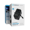 Powerology GaN 20W PD Universal Adapter Retractable Type-C Cable