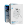 Powerology GaN 20W PD Universal Adapter Retractable Type-C Cable