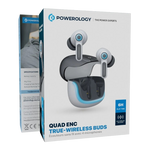 Powerology Quad ENC True- Wireless Buds