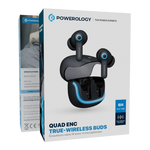 Powerology Quad ENC True- Wireless Buds