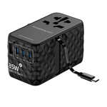 Powerology Universal GaN 85W Super Charger Retractable Type-C Cable
