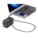 Powerology Universal GaN 85W Super Charger Retractable Type-C Cable