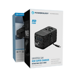 Powerology Universal GaN 85W Super Charger Retractable Type-C Cable