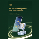 UGREEN 2-in-1 Magnetic 25W Wireless Charger Gray