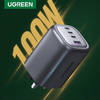 UGreen Nexode 100W 4-Port 1A-3C PD GaN Fast Charger Gray